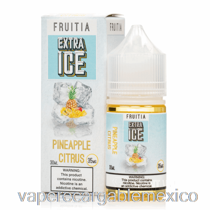 Vape Recargable Piña Cítricos - Extra Hielo - Sales De Fruta - 30ml 50mg